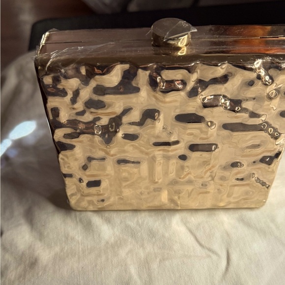 New Textured Metallic Clutch
